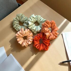 Set of Colorful Scrunchies